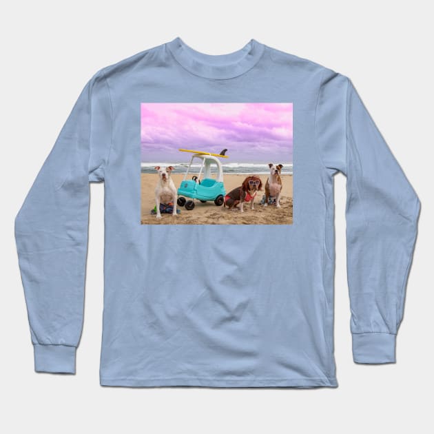 Totally tubular! Long Sleeve T-Shirt by TeamPitCrewDogs